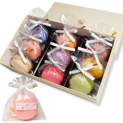 リボン付 天使がくれたマカロン 9個入｜華やかに贈るスイーツギフト（全国配送）