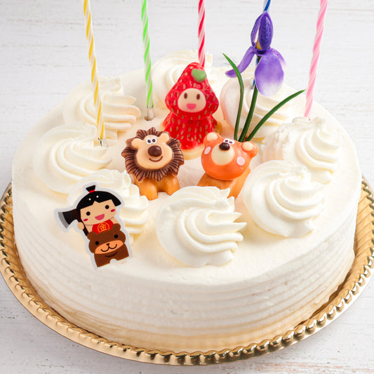 こどもの日ケーキ 生クリームデコレーションケーキ【5号・6号】｜端午の節句のお祝いに [凍]（全国配送）