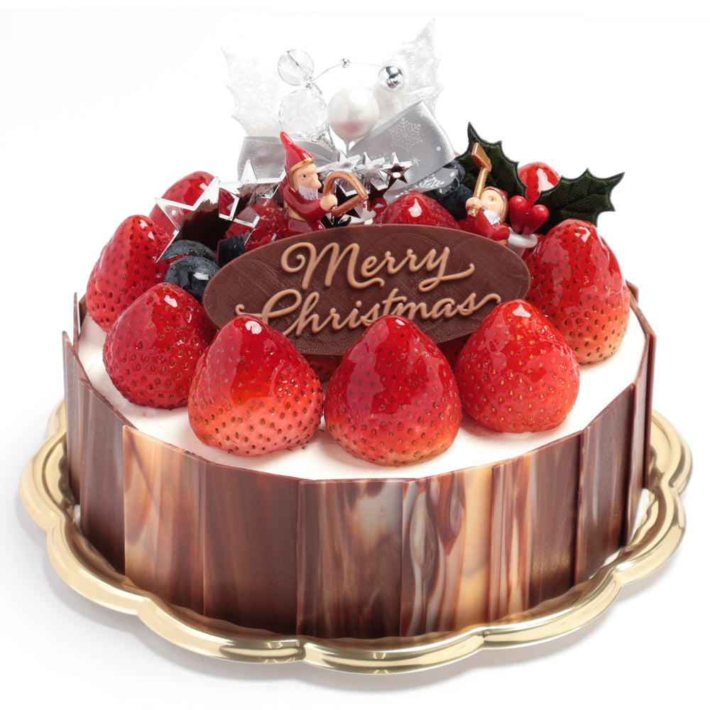 いちごの幸せダブルサンドケーキ 15cm（5号）［店頭受取］クリスマスケーキ