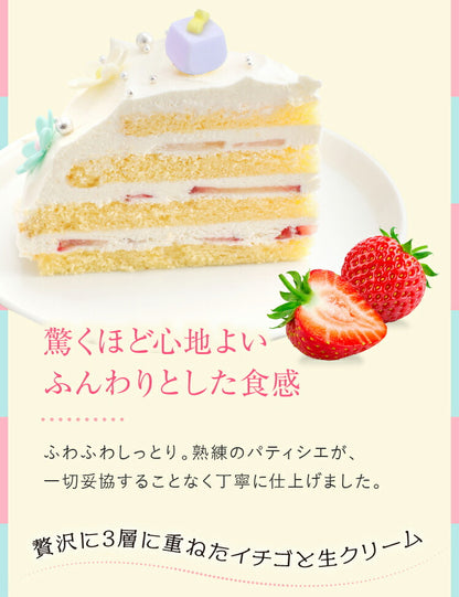 お姫さまデコレーションケーキ（店頭受取）